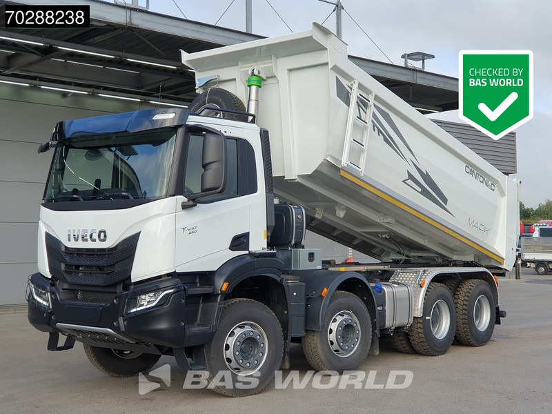 Iveco T-Way 450 8X4 New! 20m3 Cantoni Tipper Steelsuspension Big-Axle Euro 6 - Camión volquete: foto 1 Iveco T-Way 450 8X4 New! 20m3 Cantoni Tipper Steelsuspension Big-Axle Euro 6 - Camión volquete: foto 1