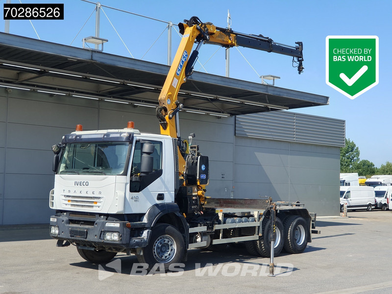 Iveco Trakker 410 6X4 Effer CRANE 175/2S Manual 20 Tonnes EEV - Camión multibasculante, Camión grúa: foto 1 Iveco Trakker 410 6X4 Effer CRANE 175/2S Manual 20 Tonnes EEV - Camión multibasculante, Camión grúa: foto 1