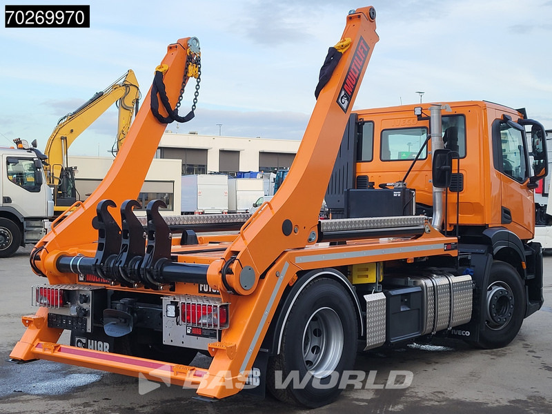 Camión portacontenedor de cadenas nuevo Iveco X-Way 360 4X2 NEW! HIAB 12tons skiploader Automatic Euro 6: foto 6