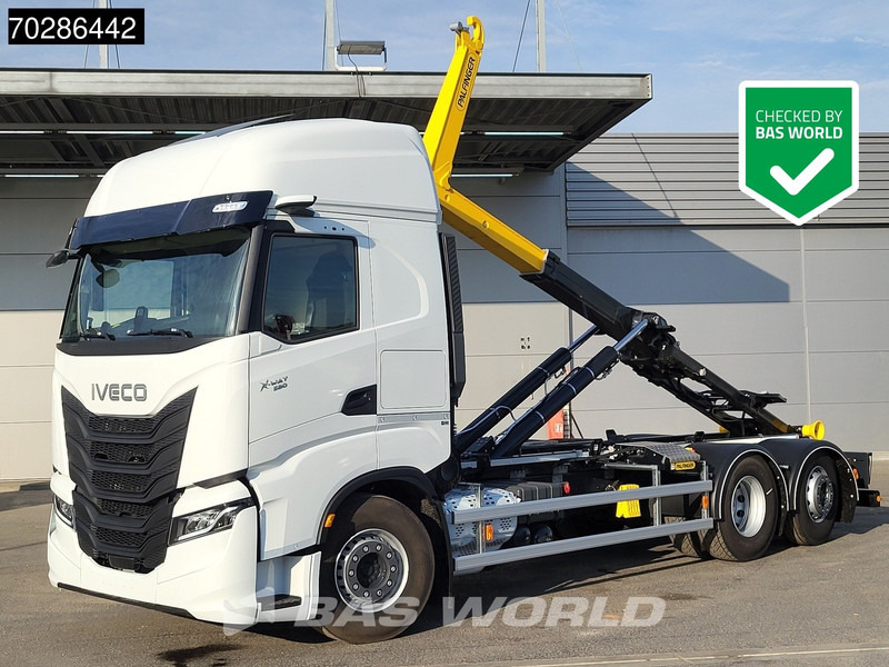 Iveco X-Way 580 6X2 NEW Palfinger PHT20SLD5 Hooklift Lift+steering Axle Automatic Navi ACC LED - Camión multibasculante: foto 1 Iveco X-Way 580 6X2 NEW Palfinger PHT20SLD5 Hooklift Lift+steering Axle Automatic Navi ACC LED - Camión multibasculante: foto 1