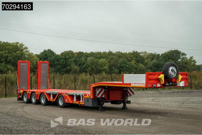 Kässbohrer LB4E 4 axles Hydr. Ramps 620cm-Extendable Lift+ 2x Steering Axle - Semirremolque góndola rebajadas: foto 3 Kässbohrer LB4E 4 axles Hydr. Ramps 620cm-Extendable Lift+ 2x Steering Axle - Semirremolque góndola rebajadas: foto 3
