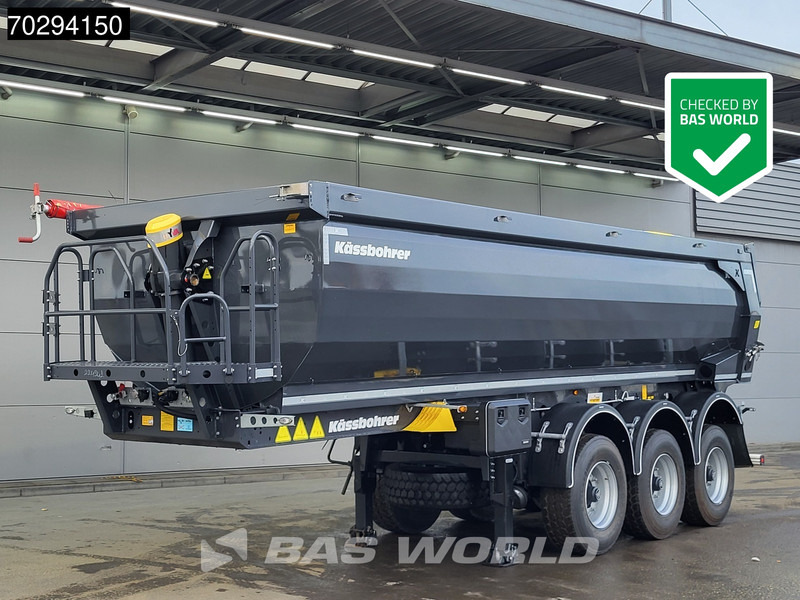 Kässbohrer XS 3 axles NEW 2xLiftaxle 24m3 Steel Tipper - Semirremolque volquete: foto 1 Kässbohrer XS 3 axles NEW 2xLiftaxle 24m3 Steel Tipper - Semirremolque volquete: foto 1
