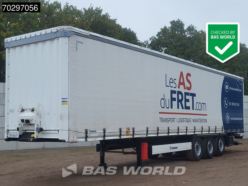 Krone SD Tailgate Lift Axle Sliding Roof - Semirremolque lona: foto 1 Krone SD Tailgate Lift Axle Sliding Roof - Semirremolque lona: foto 1