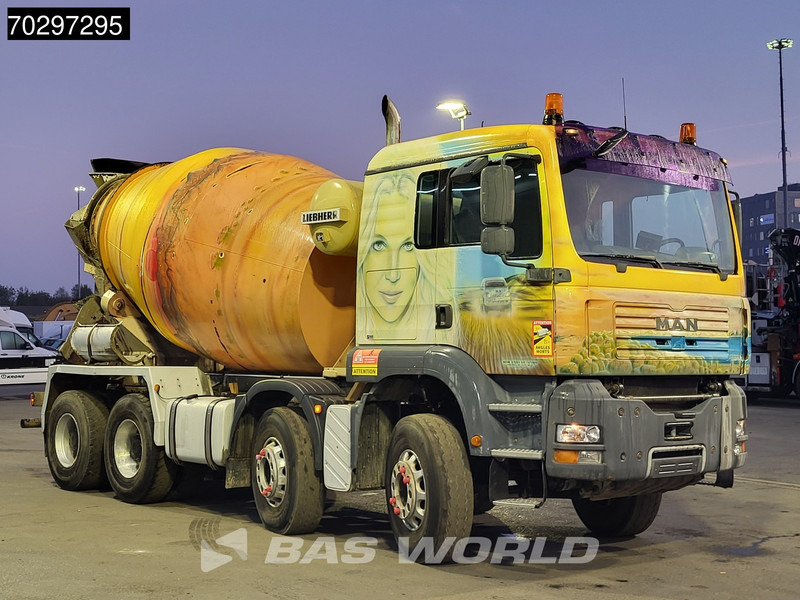MAN 35.363 8X4 9m3 Liebherr mixer Big-Axle Steelsuspension Automatic Euro 3 - Camión hormigonera: foto 3 MAN 35.363 8X4 9m3 Liebherr mixer Big-Axle Steelsuspension Automatic Euro 3 - Camión hormigonera: foto 3