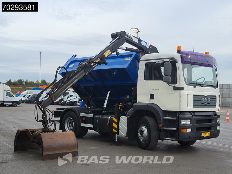Camión volquete, Camión grúa MAN TGA 18.310 TGA 4X2 NL-Truck HMF 1060 K2 Steelsuspension Euro 3: foto 7 Camión volquete, Camión grúa MAN TGA 18.310 TGA 4X2 NL-Truck HMF 1060 K2 Steelsuspension Euro 3: foto 7