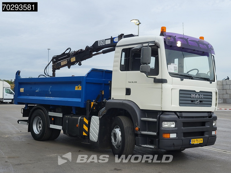 Camión volquete, Camión grúa MAN TGA 18.310 TGA 4X2 NL-Truck HMF 1060 K2 Steelsuspension Euro 3: foto 17 Camión volquete, Camión grúa MAN TGA 18.310 TGA 4X2 NL-Truck HMF 1060 K2 Steelsuspension Euro 3: foto 17