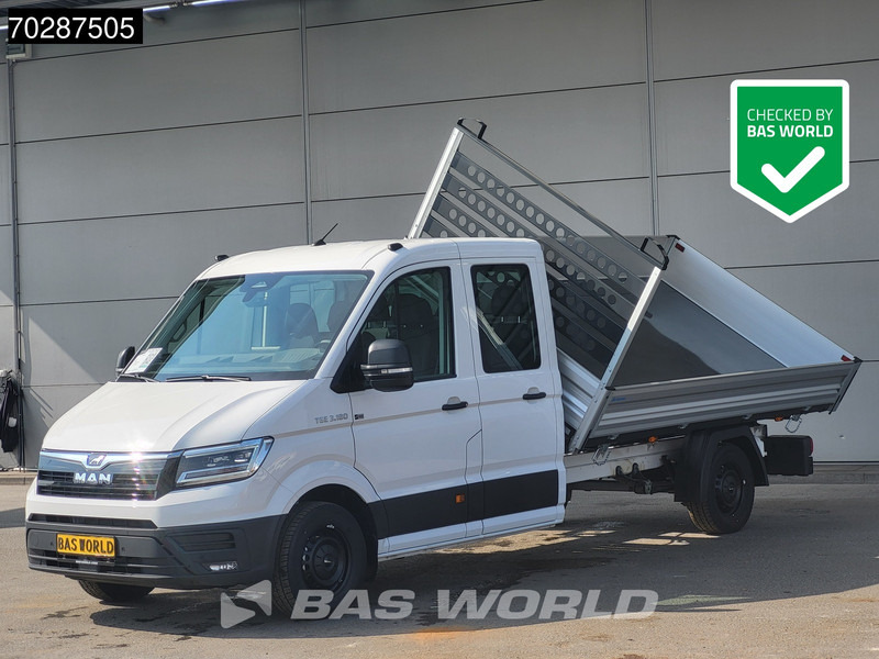 MAN TGE 3.180 Driezijdige Kipper Automaat 2025 Facelift 180PK Trekhaak LED Navi ACC Airco Cruise Euro6 Kipper Tippe Benne Kieper 3m3 A/C Towba - Furgoneta basculante: foto 1 MAN TGE 3.180 Driezijdige Kipper Automaat 2025 Facelift 180PK Trekhaak LED Navi ACC Airco Cruise Euro6 Kipper Tippe Benne Kieper 3m3 A/C Towba - Furgoneta basculante: foto 1
