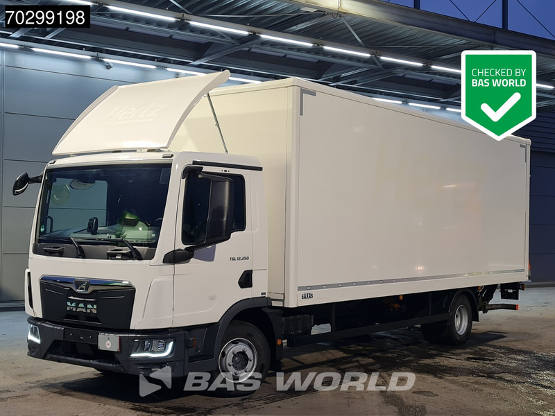 MAN TGL 12.250 4X2 12tonner Automatic 1500kg ladebordwand Euro 6 - Camión caja cerrada: foto 1 MAN TGL 12.250 4X2 12tonner Automatic 1500kg ladebordwand Euro 6 - Camión caja cerrada: foto 1