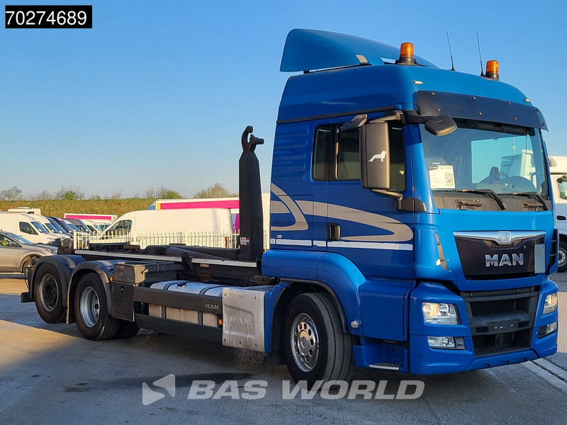 MAN TGS 26.440 6X2 VDL S-21-6200 hooklift Retarder Navi Automatic Euro 6 - Camión multibasculante: foto 3 MAN TGS 26.440 6X2 VDL S-21-6200 hooklift Retarder Navi Automatic Euro 6 - Camión multibasculante: foto 3