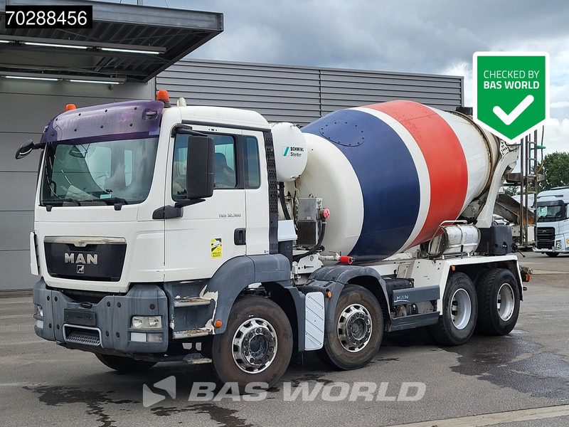 MAN TGS 32.360 8X4 9M3 Schwing Stetter Steel suspension Manual Euro 4 - Camión hormigonera: foto 1 MAN TGS 32.360 8X4 9M3 Schwing Stetter Steel suspension Manual Euro 4 - Camión hormigonera: foto 1