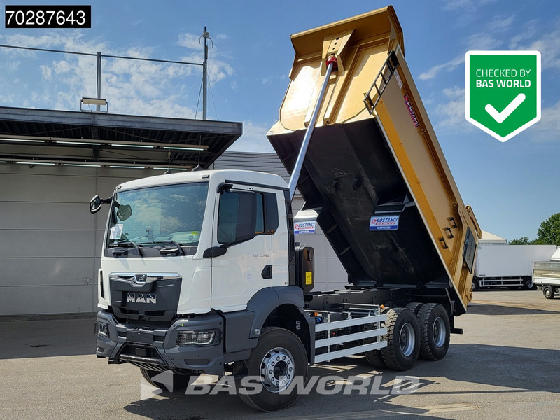 MAN TGS 33.480 6X4 NEW! 20m3 Tipper Steelsuspension Big-Axle Automatic Euro 6 - Camión volquete: foto 1 MAN TGS 33.480 6X4 NEW! 20m3 Tipper Steelsuspension Big-Axle Automatic Euro 6 - Camión volquete: foto 1