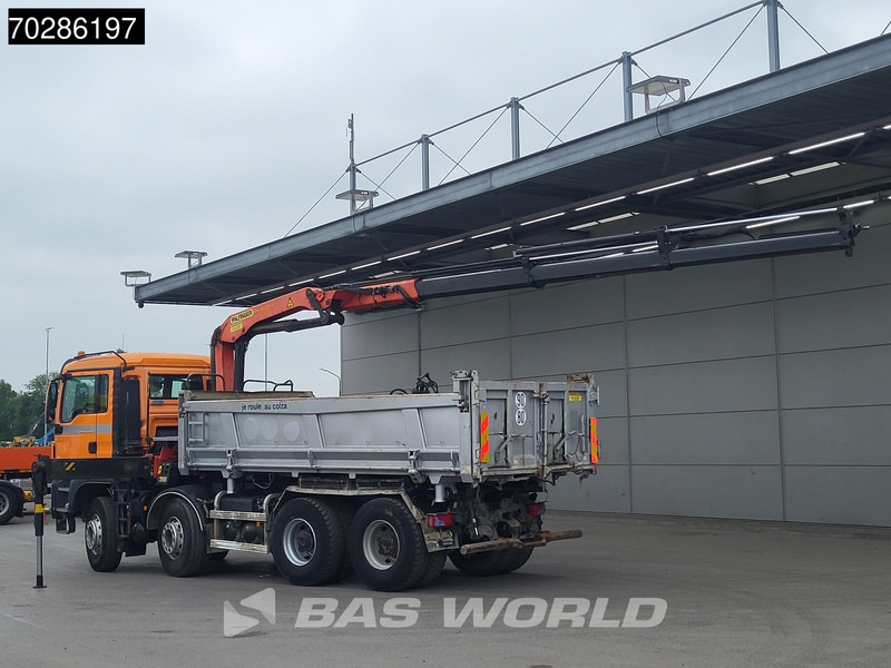 MAN TGS 35.400 8X4 Palfinger PK16001 K Kran Crane Retarder Big-Axle 2-Way tipper Euro 6 - Camión volquete, Camión grúa: foto 2 MAN TGS 35.400 8X4 Palfinger PK16001 K Kran Crane Retarder Big-Axle 2-Way tipper Euro 6 - Camión volquete, Camión grúa: foto 2