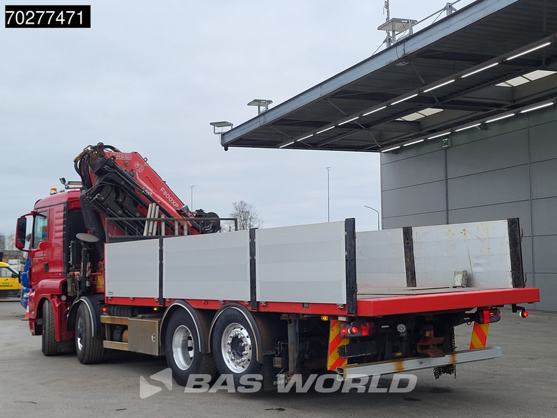 Camión caja abierta, Camión grúa MAN TGS 35.480 8X4 Fassi F800BXP.28 Kran Crane Hydrodrive Lift-Lenkachse Euro 4: foto 20