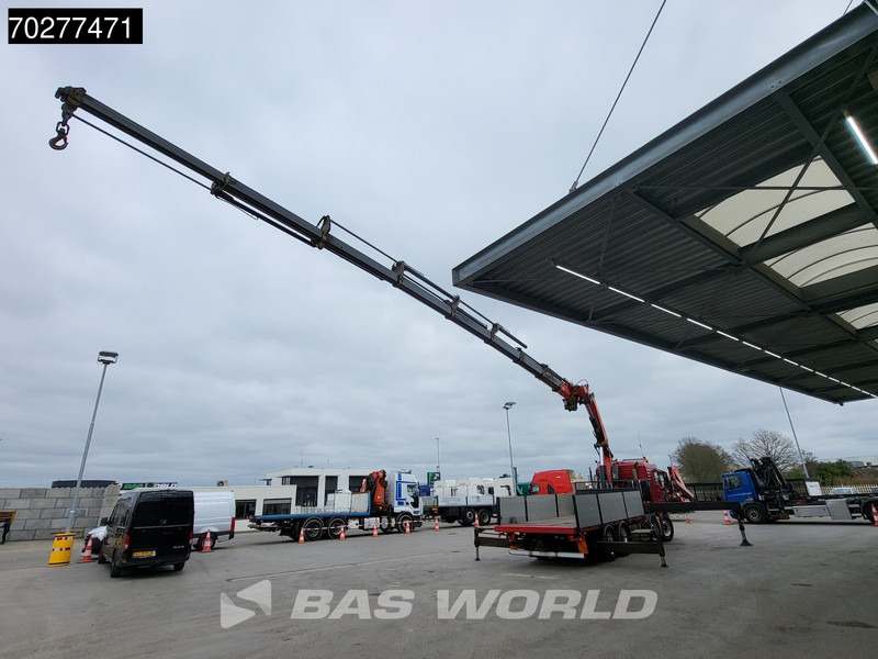 Camión caja abierta, Camión grúa MAN TGS 35.480 8X4 Fassi F800BXP.28 Kran Crane Hydrodrive Lift-Lenkachse Euro 4: foto 7