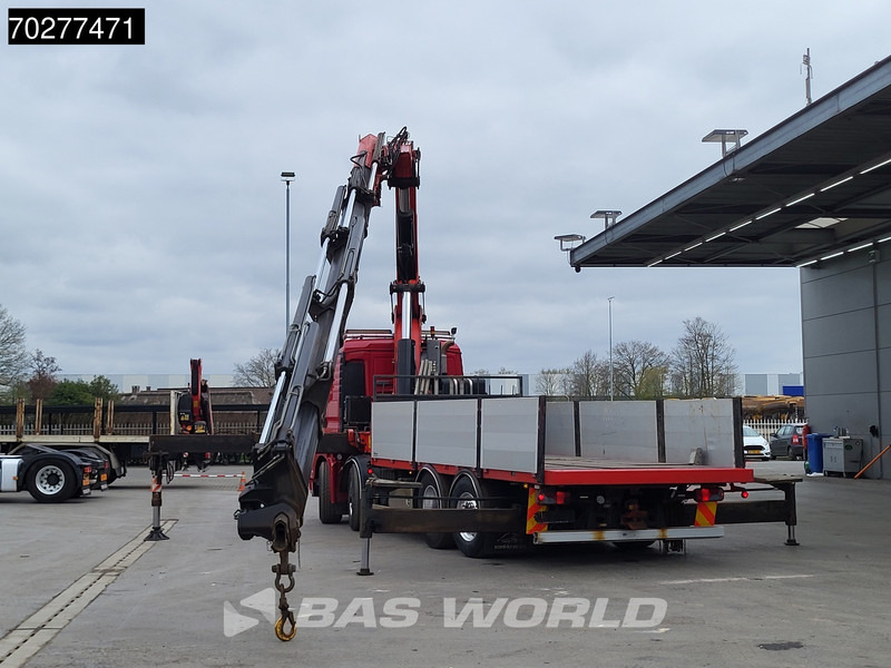 Camión caja abierta, Camión grúa MAN TGS 35.480 8X4 Fassi F800BXP.28 Kran Crane Hydrodrive Lift-Lenkachse Euro 4: foto 5