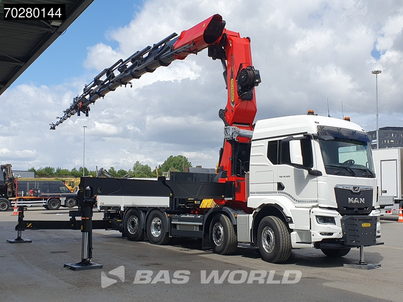 MAN TGS 35.520 8X4 Palfinger PK135.002 TEC 7 Kran Crane Hydrodrive Lift+steering axle Navi LED Euro 6 - Camión caja abierta, Camión grúa: foto 3 MAN TGS 35.520 8X4 Palfinger PK135.002 TEC 7 Kran Crane Hydrodrive Lift+steering axle Navi LED Euro 6 - Camión caja abierta, Camión grúa: foto 3
