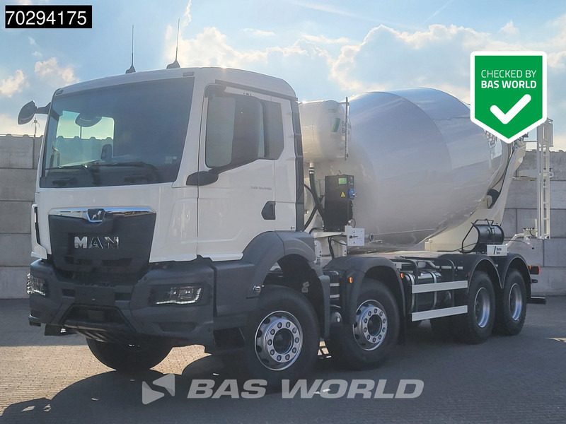 MAN TGS 41.440 8X4 New! 12m3 Stetter Mixer Big-Axle Steelsuspension Euro 6 - Camión hormigonera: foto 1 MAN TGS 41.440 8X4 New! 12m3 Stetter Mixer Big-Axle Steelsuspension Euro 6 - Camión hormigonera: foto 1