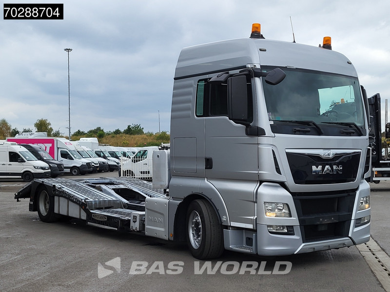 Camión portavehículos MAN TGX 18.480 4X2 18tons Protano car transporter Retarder Navi Euro 6: foto 6