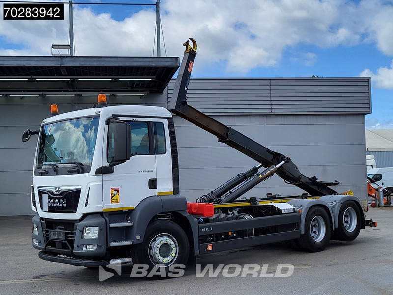 MAN TGX 28.460 6X2 20tons Marrel hooklift Lift axle Automatic Euro 6 - Camión multibasculante: foto 2 MAN TGX 28.460 6X2 20tons Marrel hooklift Lift axle Automatic Euro 6 - Camión multibasculante: foto 2