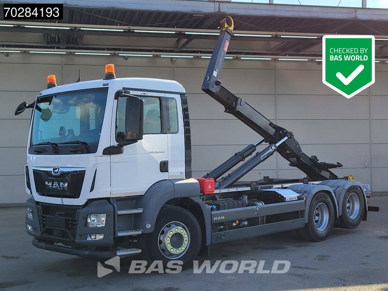 MAN TGX 28.460 6X2 MARREL AL20 S56 Hooklift Liftaxle Automatic Euro 6 - Camión multibasculante: foto 1 MAN TGX 28.460 6X2 MARREL AL20 S56 Hooklift Liftaxle Automatic Euro 6 - Camión multibasculante: foto 1