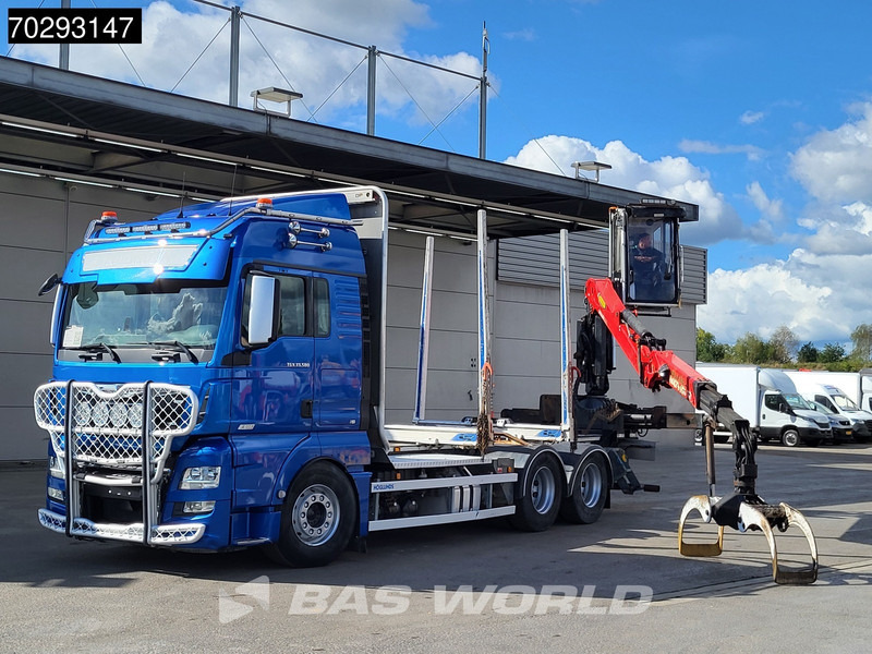 MAN TGX 33.580 TGX 6X4 Palfinger Epsilon Wood crane Holztransport Retarder Navi Xenon Euro 6 - Camión forestal, Camión grúa: foto 5 MAN TGX 33.580 TGX 6X4 Palfinger Epsilon Wood crane Holztransport Retarder Navi Xenon Euro 6 - Camión forestal, Camión grúa: foto 5