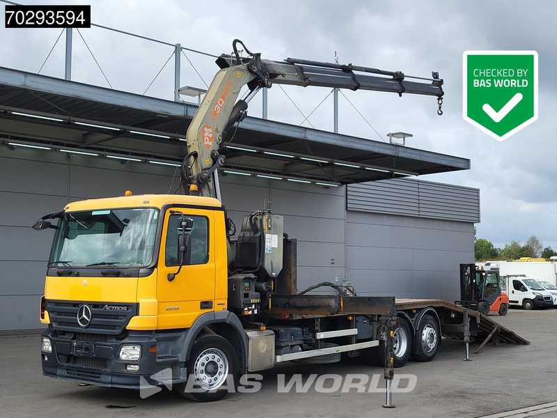 Mercedes-Benz Actros 2532 6X2 PM 30 T/M Crane Winch Remote Lift+Steering Axle 3-Pedals - Camión caja abierta, Camión grúa: foto 1 Mercedes-Benz Actros 2532 6X2 PM 30 T/M Crane Winch Remote Lift+Steering Axle 3-Pedals - Camión caja abierta, Camión grúa: foto 1