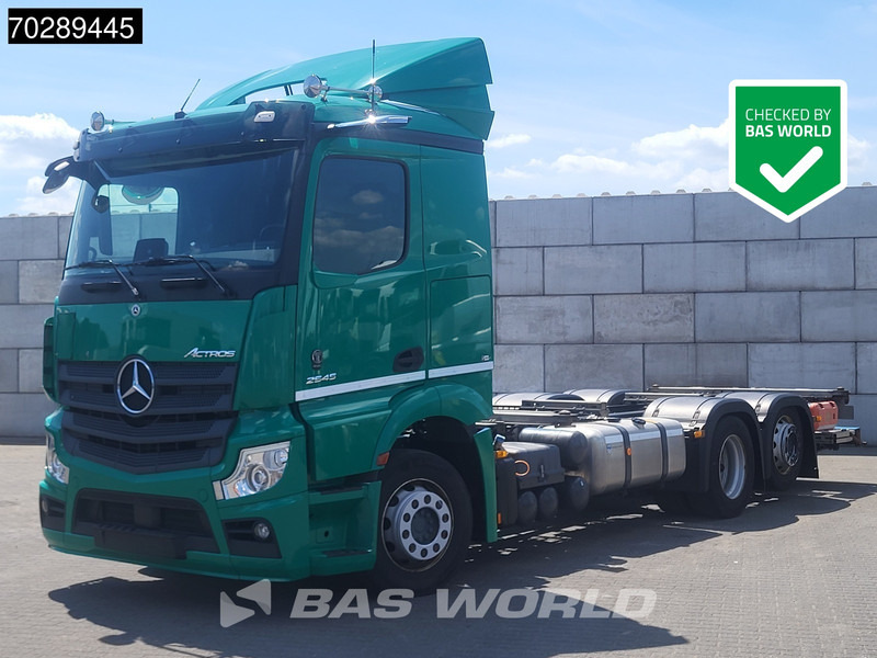 Mercedes-Benz Actros 2545 6X2 Retarder Lift+Steering Axle Euro 6 - Camión portacontenedore/ Intercambiable: foto 1 Mercedes-Benz Actros 2545 6X2 Retarder Lift+Steering Axle Euro 6 - Camión portacontenedore/ Intercambiable: foto 1