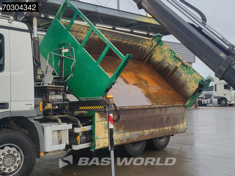 Mercedes-Benz Actros 2646 Actros 6X4 HIAB 122 BS-2 HIDUO Crane Kran 3-way tipper Big-Axle Euro 5 - Camión volquete, Camión grúa: foto 3 Mercedes-Benz Actros 2646 Actros 6X4 HIAB 122 BS-2 HIDUO Crane Kran 3-way tipper Big-Axle Euro 5 - Camión volquete, Camión grúa: foto 3