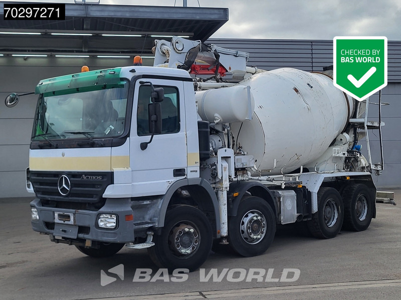 Mercedes-Benz Actros 3241 8X4 7m3 Putzmeister Mixer Big-Axle Steelsuspension 3-Pedals Pompe+Mixer Euro 4 - Camión bomba de hormigón: foto 1 Mercedes-Benz Actros 3241 8X4 7m3 Putzmeister Mixer Big-Axle Steelsuspension 3-Pedals Pompe+Mixer Euro 4 - Camión bomba de hormigón: foto 1