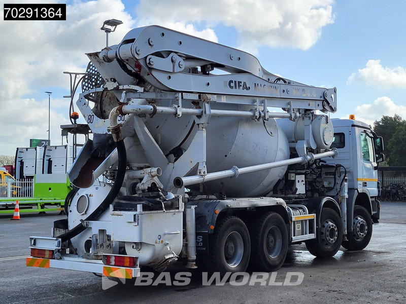 Leasing para Mercedes-Benz Actros 3241 8X4 Cifa MK24.4Z Pompe+Mixer Retarder 3-Pedals Steelsuspension Big-Axle Euro 5 Mercedes-Benz Actros 3241 8X4 Cifa MK24.4Z Pompe+Mixer Retarder 3-Pedals Steelsuspension Big-Axle Euro 5: foto 17