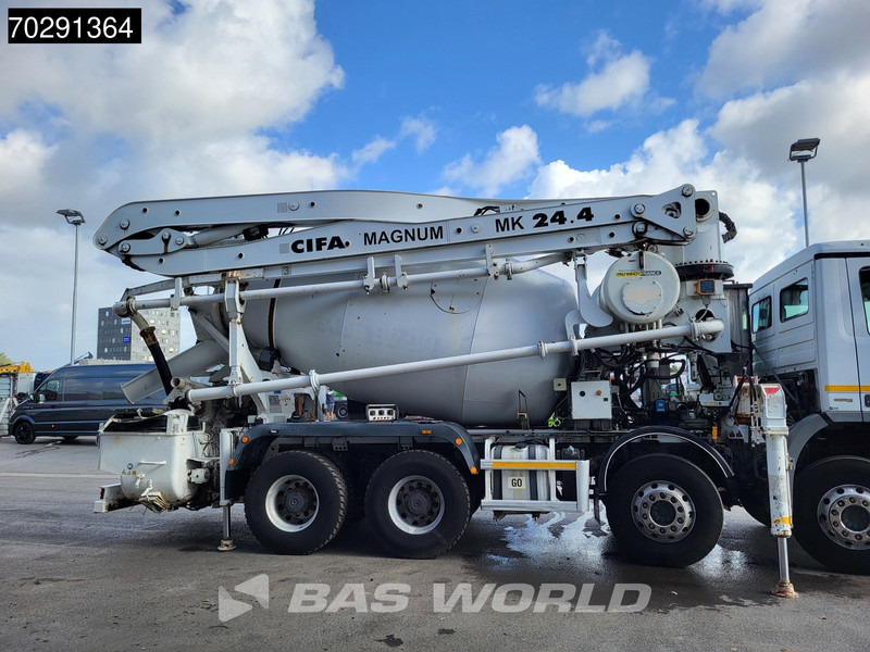 Leasing para Mercedes-Benz Actros 3241 8X4 Cifa MK24.4Z Pompe+Mixer Retarder 3-Pedals Steelsuspension Big-Axle Euro 5 Mercedes-Benz Actros 3241 8X4 Cifa MK24.4Z Pompe+Mixer Retarder 3-Pedals Steelsuspension Big-Axle Euro 5: foto 18