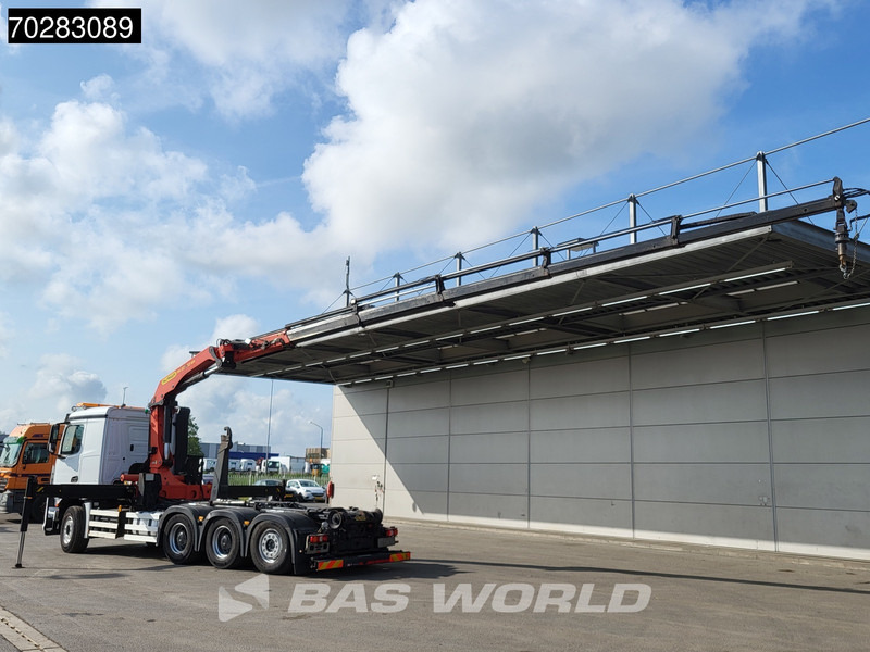 Mercedes-Benz Actros 3245 Actros 8X4 Palfinger PK22002 EH Crane 17tons hooklift Big-Axle Lift+Lenkachse Navi Euro 6 - Camión multibasculante, Camión grúa: foto 2 Mercedes-Benz Actros 3245 Actros 8X4 Palfinger PK22002 EH Crane 17tons hooklift Big-Axle Lift+Lenkachse Navi Euro 6 - Camión multibasculante, Camión grúa: foto 2