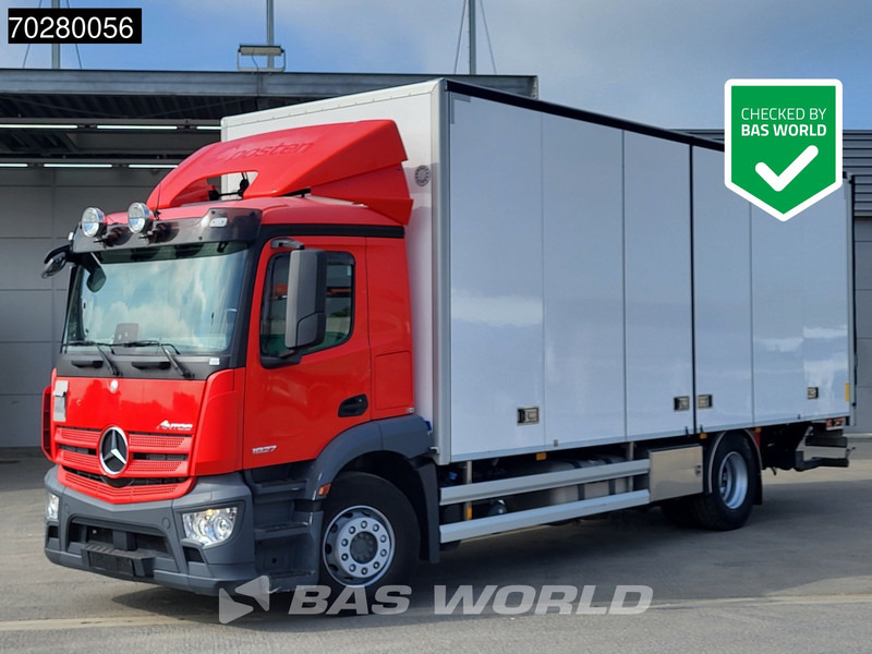 Mercedes-Benz Antos 1827 4X2 19tonner 2000kg Ladebordwand Automatic Euro 6 - Camión caja cerrada: foto 1 Mercedes-Benz Antos 1827 4X2 19tonner 2000kg Ladebordwand Automatic Euro 6 - Camión caja cerrada: foto 1