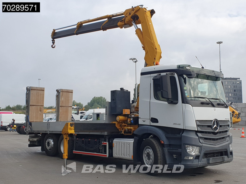 Mercedes-Benz Antos 2542 6X2 Fassi F330A023 Crane Kran Hydraulic ramps Retarder Lift+steering Euro 6 - Camión caja abierta, Camión grúa: foto 3 Mercedes-Benz Antos 2542 6X2 Fassi F330A023 Crane Kran Hydraulic ramps Retarder Lift+steering Euro 6 - Camión caja abierta, Camión grúa: foto 3