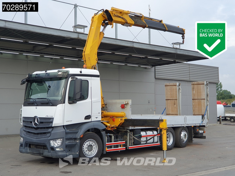 Mercedes-Benz Antos 2542 6X2 Fassi F330A023 Crane Kran Hydraulic ramps Retarder Lift+steering Euro 6 - Camión caja abierta, Camión grúa: foto 1 Mercedes-Benz Antos 2542 6X2 Fassi F330A023 Crane Kran Hydraulic ramps Retarder Lift+steering Euro 6 - Camión caja abierta, Camión grúa: foto 1