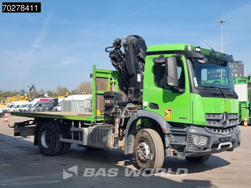 Mercedes-Benz Arocs 1830 4X2 Hiab 122 ES-3 HIPRO Kran Crane Big-Axle Euro 6 - Camión caja abierta, Camión grúa: foto 3 Mercedes-Benz Arocs 1830 4X2 Hiab 122 ES-3 HIPRO Kran Crane Big-Axle Euro 6 - Camión caja abierta, Camión grúa: foto 3