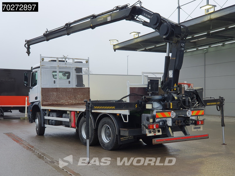 Mercedes-Benz Arocs 2636 6X4 Hiab 144 E-3 Hipro Kran Crane Remote Full Steel Euro 6 - Camión caja abierta, Camión grúa: foto 2 Mercedes-Benz Arocs 2636 6X4 Hiab 144 E-3 Hipro Kran Crane Remote Full Steel Euro 6 - Camión caja abierta, Camión grúa: foto 2