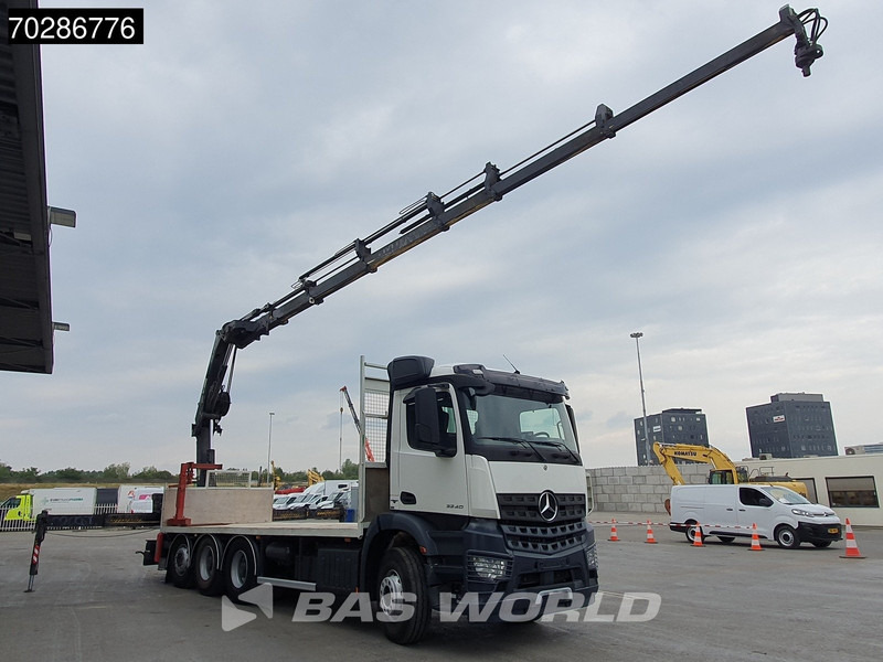 Mercedes-Benz Arocs 3240 8X4 HIAB 211E-6 HIPRO Big-Axle Lift+Steering Navi Euro 6 - Camión caja abierta, Camión grúa: foto 3 Mercedes-Benz Arocs 3240 8X4 HIAB 211E-6 HIPRO Big-Axle Lift+Steering Navi Euro 6 - Camión caja abierta, Camión grúa: foto 3
