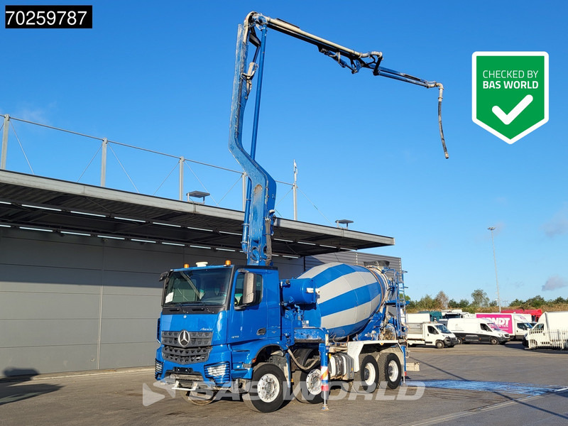 Mercedes-Benz Arocs 3251 8X4 PUMI Putzmeister TMM 24 + Liebherr 7m3 Mixer Retarder Euro 6 - Camión bomba de hormigón: foto 1 Mercedes-Benz Arocs 3251 8X4 PUMI Putzmeister TMM 24 + Liebherr 7m3 Mixer Retarder Euro 6 - Camión bomba de hormigón: foto 1