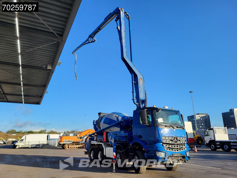 Mercedes-Benz Arocs 3251 8X4 PUMI Putzmeister TMM 24 + Liebherr 7m3 Mixer Retarder Euro 6 - Camión bomba de hormigón: foto 3 Mercedes-Benz Arocs 3251 8X4 PUMI Putzmeister TMM 24 + Liebherr 7m3 Mixer Retarder Euro 6 - Camión bomba de hormigón: foto 3