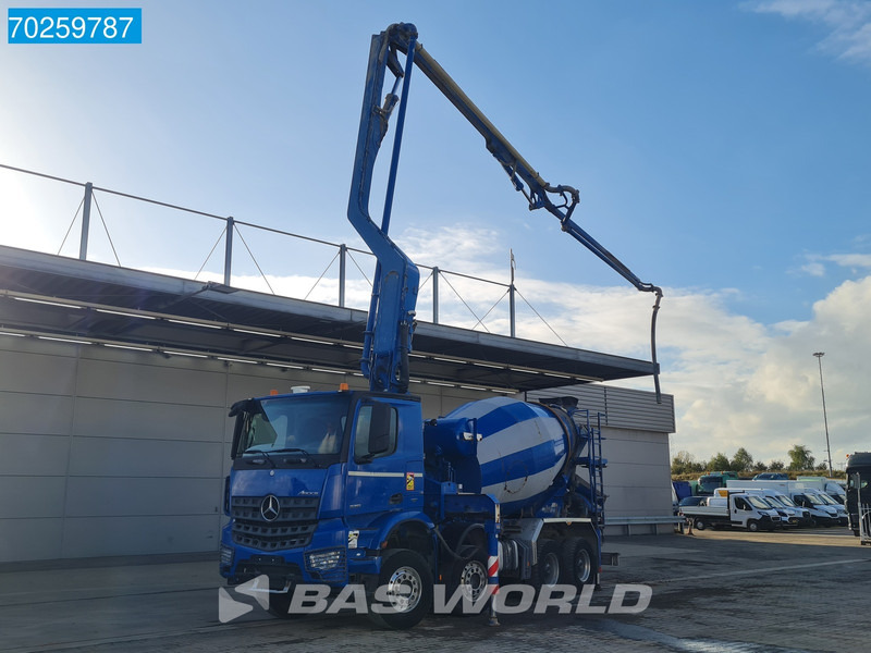 Mercedes-Benz Arocs 3251 8X4 PUMI Putzmeister TMM 24 + Liebherr 7m3 Mixer Retarder Euro 6 - Camión bomba de hormigón: foto 2 Mercedes-Benz Arocs 3251 8X4 PUMI Putzmeister TMM 24 + Liebherr 7m3 Mixer Retarder Euro 6 - Camión bomba de hormigón: foto 2