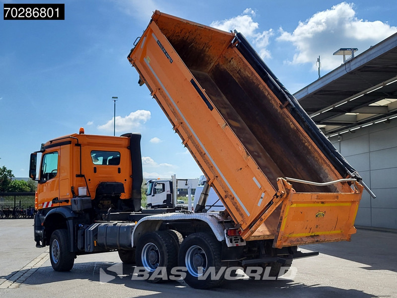 Mercedes-Benz Arocs 3345 6X6 11m3 Meiller Mixer Steelsuspension Big-Axle Euro 6 - Camión volquete: foto 2 Mercedes-Benz Arocs 3345 6X6 11m3 Meiller Mixer Steelsuspension Big-Axle Euro 6 - Camión volquete: foto 2
