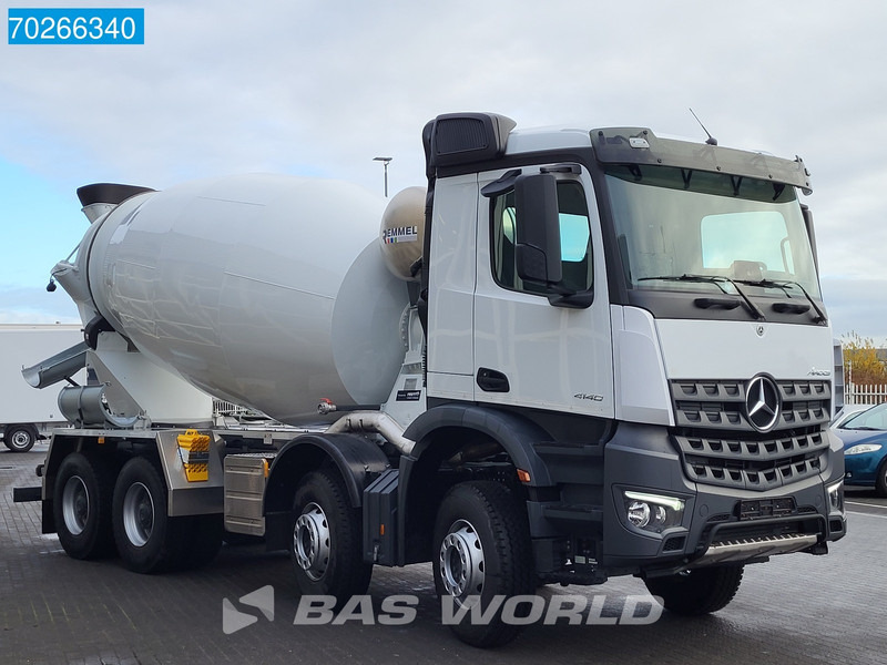 Camión hormigonera nuevo Mercedes-Benz Arocs 4140 8X4 NEW! 10m3 Remmel German mixer Big-Axle Euro 3: foto 6