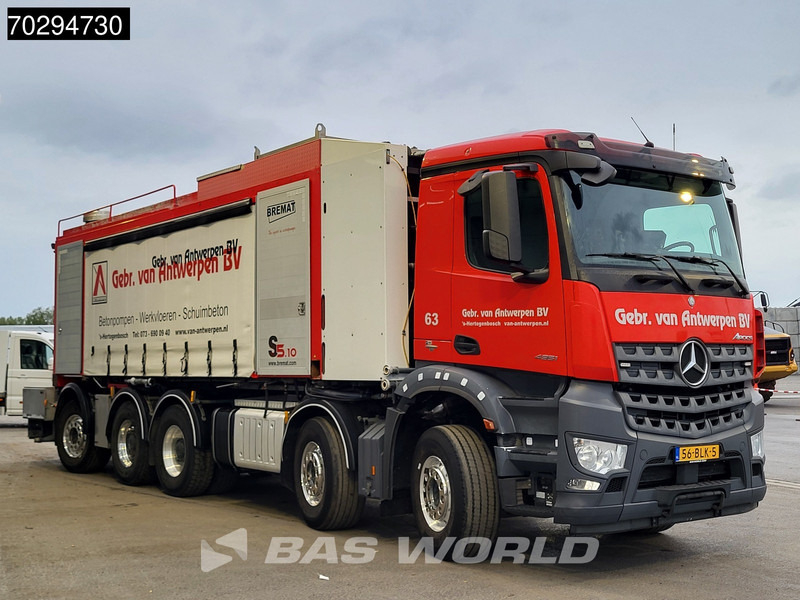 Mercedes-Benz Arocs 4951 Arocs 10X4 NL-Truck Bremat S5.10.13 XL sandmortal Lift+Steering Axle Euro 6 - Camión bomba de hormigón: foto 3 Mercedes-Benz Arocs 4951 Arocs 10X4 NL-Truck Bremat S5.10.13 XL sandmortal Lift+Steering Axle Euro 6 - Camión bomba de hormigón: foto 3