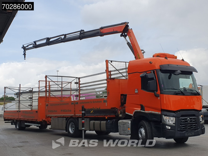 Renault C 380 4X2 Combi Palfinger PK18002-EH Kran Crane Retarder Euro 6 - Camión caja abierta, Camión grúa: foto 3 Renault C 380 4X2 Combi Palfinger PK18002-EH Kran Crane Retarder Euro 6 - Camión caja abierta, Camión grúa: foto 3