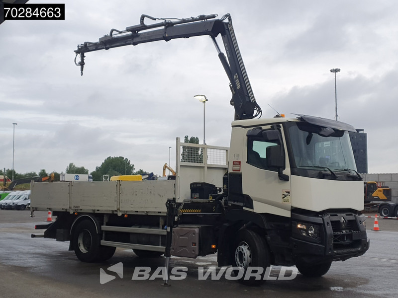 Renault C 380 4X2 HIAB 122 B-3 HIDUO Kran Crane Steelsuspension Big-Axle Euro 6 - Camión caja abierta, Camión grúa: foto 3 Renault C 380 4X2 HIAB 122 B-3 HIDUO Kran Crane Steelsuspension Big-Axle Euro 6 - Camión caja abierta, Camión grúa: foto 3