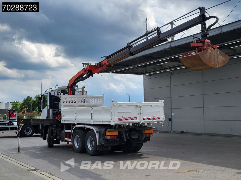 Renault C 380 6X4 Palfinger PK18002-EH-B Crane Kran 8m3 Tipper Big-Axle Euro 6 - Camión volquete, Camión grúa: foto 2 Renault C 380 6X4 Palfinger PK18002-EH-B Crane Kran 8m3 Tipper Big-Axle Euro 6 - Camión volquete, Camión grúa: foto 2