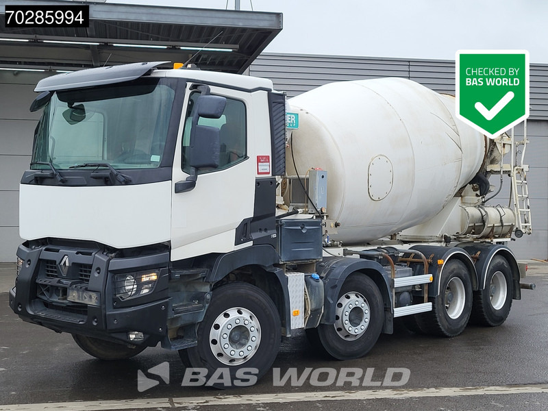 Renault C 430 8X4 9m3 IMER Mixer Big-Axle Steelsuspension Automatic Euro 6 - Camión hormigonera: foto 1 Renault C 430 8X4 9m3 IMER Mixer Big-Axle Steelsuspension Automatic Euro 6 - Camión hormigonera: foto 1