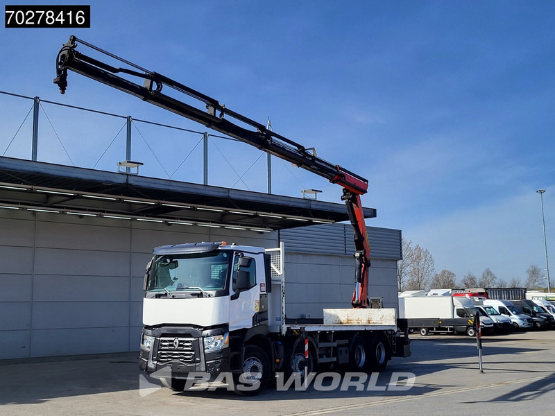 Renault C 430 8X4 Palfinger PK33002EH Kran Crane Big Axle Euro 6 - Camión caja abierta, Camión grúa: foto 3 Renault C 430 8X4 Palfinger PK33002EH Kran Crane Big Axle Euro 6 - Camión caja abierta, Camión grúa: foto 3