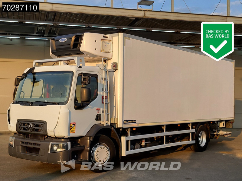 Renault D 280 4X2 Carrier Supra 1250Mt Lamberet box 1500kg Ladebordwand Automatic Euro 6 - Camión frigorífico: foto 1 Renault D 280 4X2 Carrier Supra 1250Mt Lamberet box 1500kg Ladebordwand Automatic Euro 6 - Camión frigorífico: foto 1
